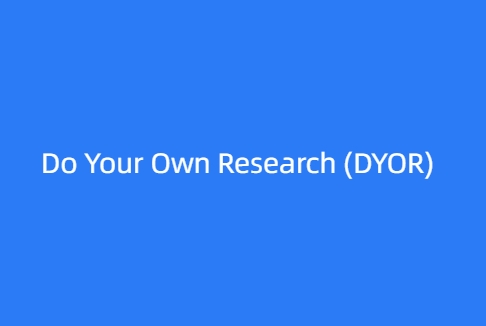 Do Your Own Research (DYOR)