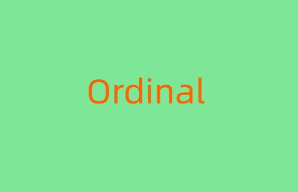 Ordinal