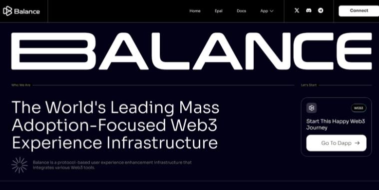 Balance 一个专注于区块链游戏的 Web3 平台