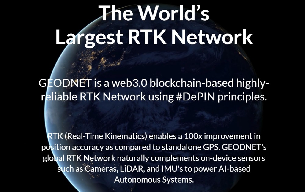 GEODNET 用于地球观测的去中心化网络