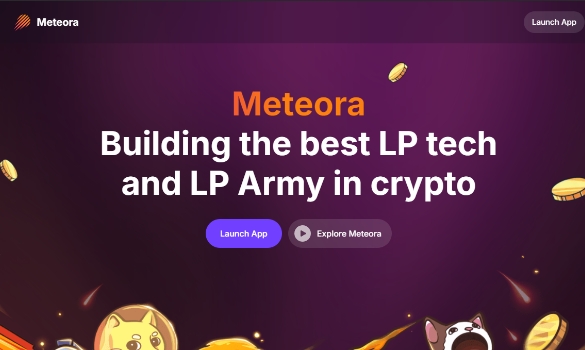 Meteora 专注于在加密领域提供流动性